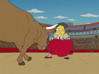 Die Simpsons > Corrida de Toro