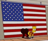 Los Simpson > Bandera Bart-Estrellada