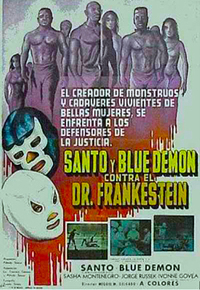 Imagen Santo y Blue Demon contra el doctor Frankenstein
